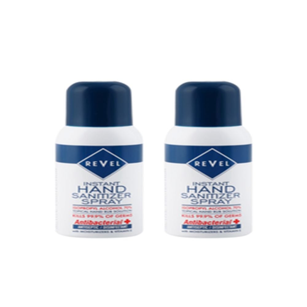 Revel Hand Sanitizer Spray (Twin Pack) 